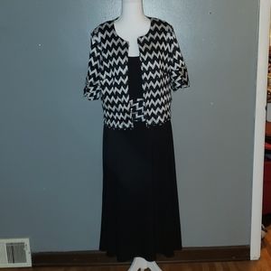 Blank tank style Dress with bolero
